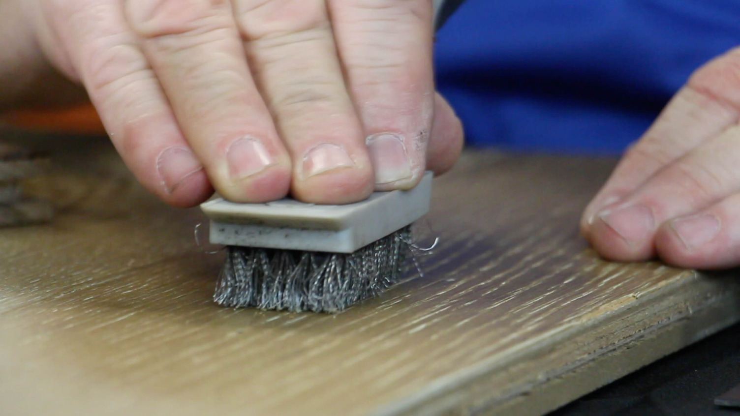 How To Fix A Deep Scratch on Wire Brushed Wood Flooring RW Supply